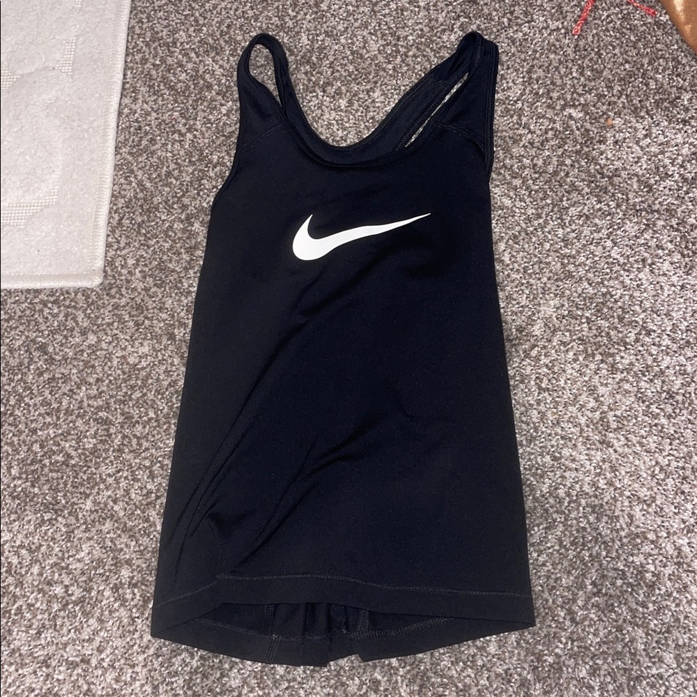 Nike Black and White Tank Top